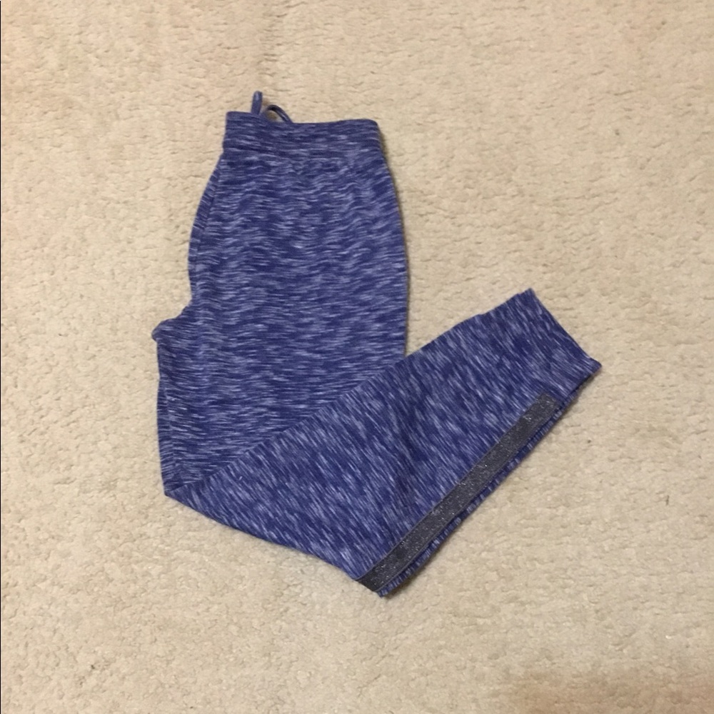 Blue Sequin Sweatpants